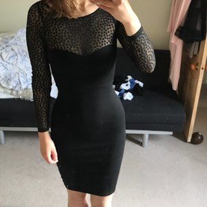 American Apparel Fitted Sweetheart Bodycon Dress